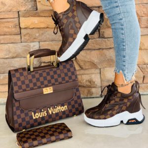 louis vuitton purse and matching shoes